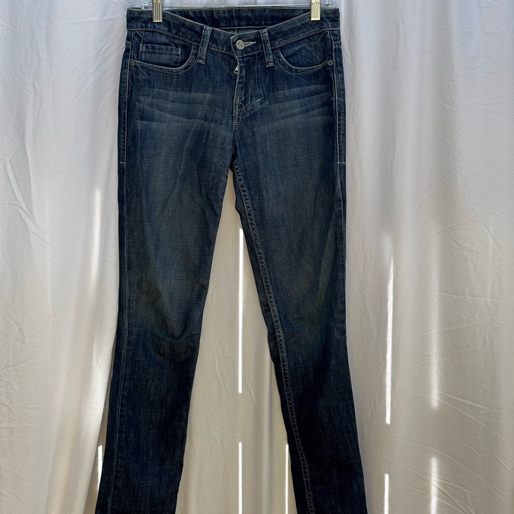 William Rast Blue Straight Leg Jeans